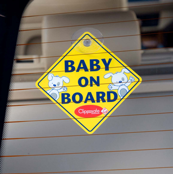 Clippasafe Baby On Board Sign
