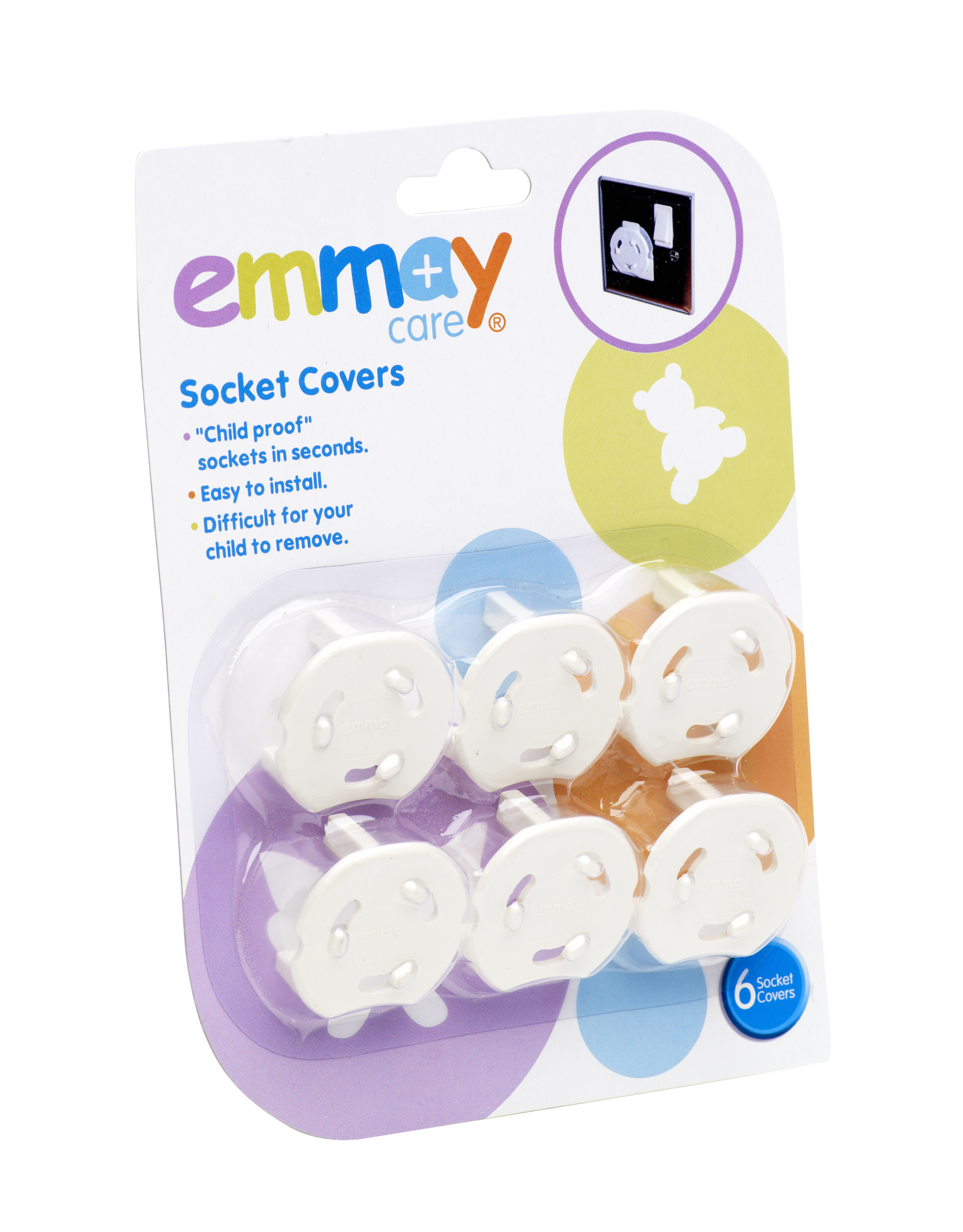 Emmay Care  Safety Socket Covers 6 pack